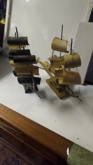 2 antichi vascelli in corno