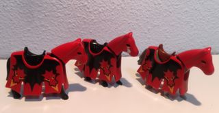 PLAYMOBIL MEDIEVAL LOTE ORDÉN DRAGÓN ROJO