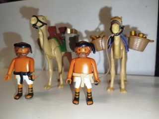 Playmobil Mercaderes con Camellos