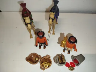 Playmobil Mercaderes con Camellos