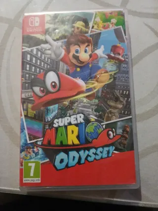 Carcasa vacía Super Mario Odyssey Switch