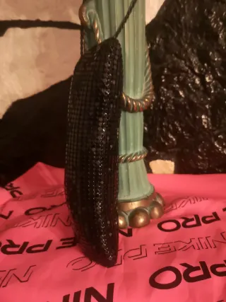 Bolso fiesta negro  cadena DE FIRMA BIJOU BRIGITTE