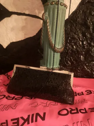 Bolso fiesta negro  cadena DE FIRMA BIJOU BRIGITTE