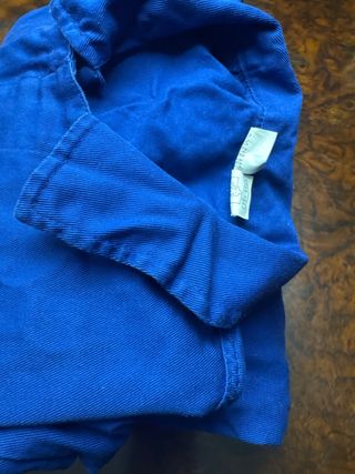 Mono de trabajo azul talla 60 altura 1,88-1,94 -