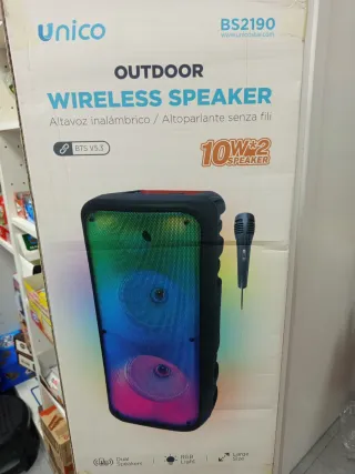 Altavoz Bluetooth Multicolor