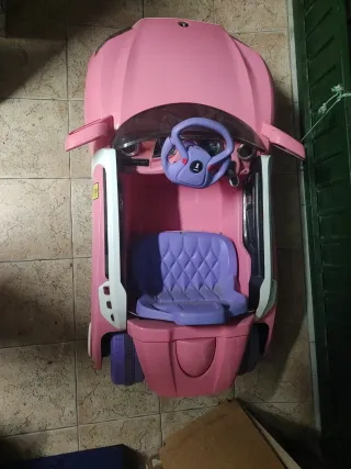 Coche a batería de niñ@.