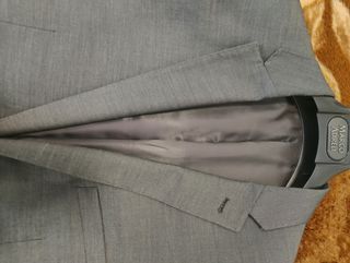 Chaqueta americana gris