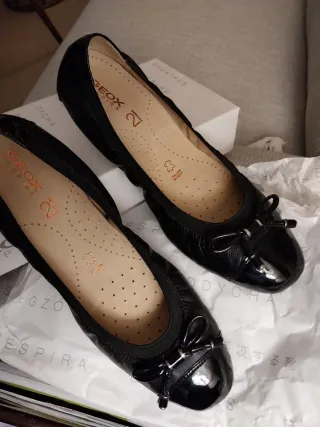 Zapatos Geox Mujer Negros Talla 38