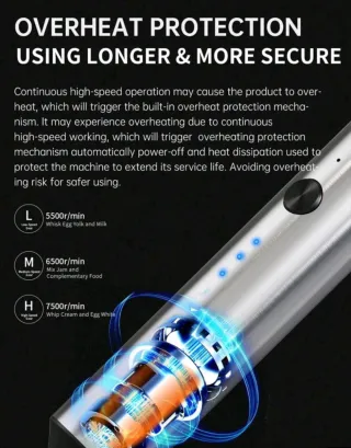 Espumador Leche y Batidor Claras CLITON usb Nuevo