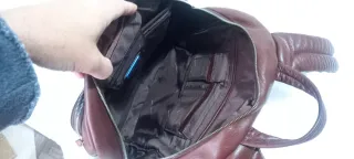 Zaino Piquadro pelle marrone