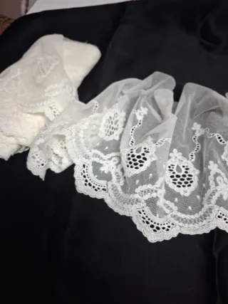 Puntilla blanco roto 18 cm