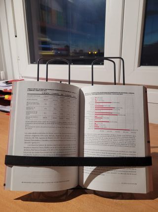 Atril metálico negro