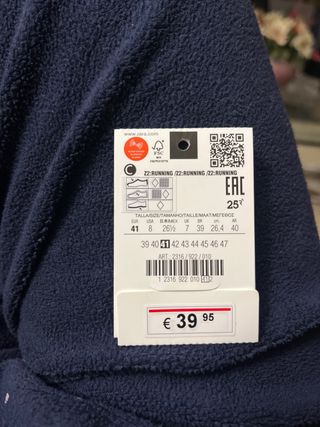 Deportivas Zara Azul y Gris