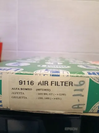 Filtro Aria Alfa Romeo Alfetta Giulietta
