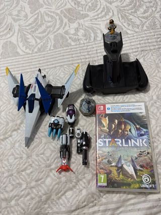 Nintendo Switch Neon + Starlink + Accesorios