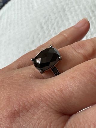 Anillo Thomas Sabo Plata y Ónix Talla 15