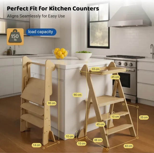 Torre Aprendizaje Montessori Madera Cosyland