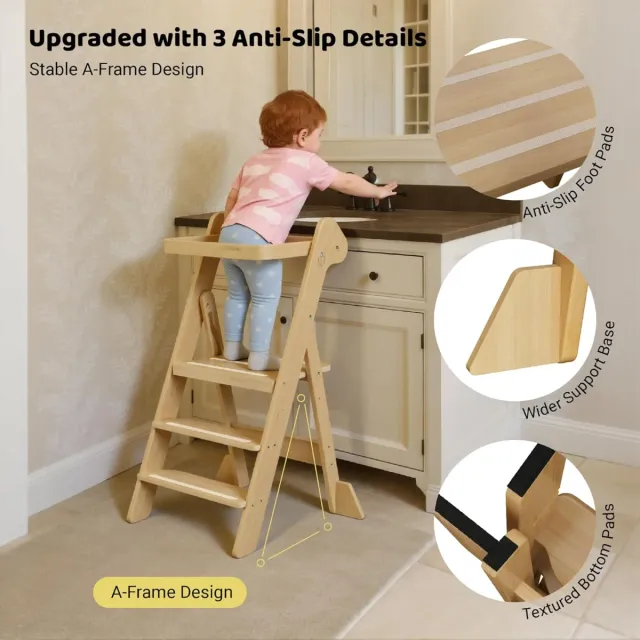 Torre Aprendizaje Montessori Madera Cosyland