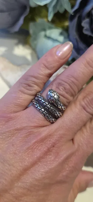 Anillo Plata Ley Serpiente