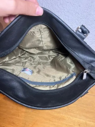 Bolso de mano KAZYA gris y negro