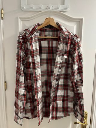 Camisa Jack & Jones de cuadros roja y blanca