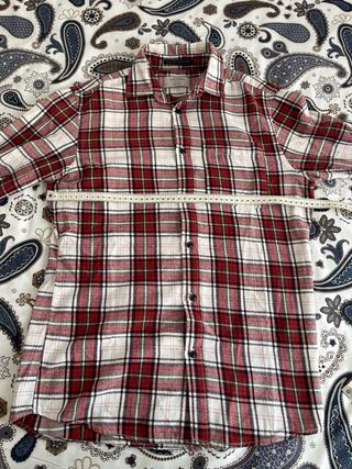 Camisa Jack & Jones de cuadros roja y blanca