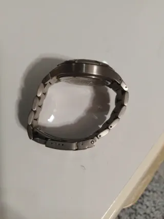 Reloj Lotus Cronógrafo Plata y Negro All Titanium.