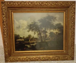 Quadro cornice legno