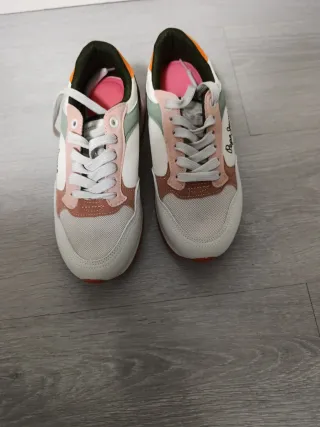 Zapatillas Pepe Jeans Beige y Rosa