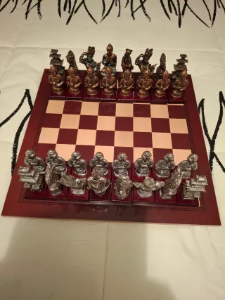 Juego de Ajedrez Hecho a Mano