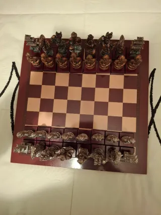 Juego de Ajedrez Hecho a Mano