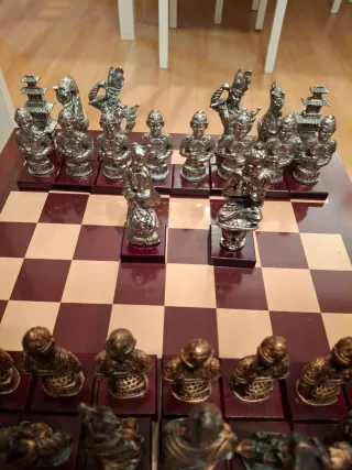 Juego de Ajedrez Hecho a Mano