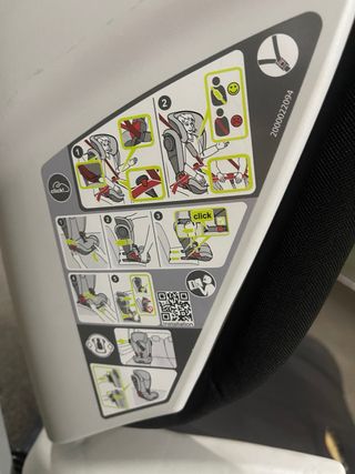 Silla coche Römer Britax con isofix