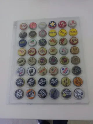 48 Chapas Cerveza México Varias