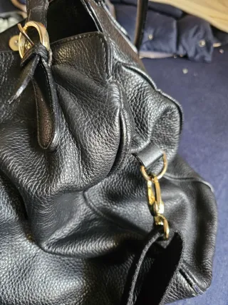 Borsa Timberland Nera Pelle