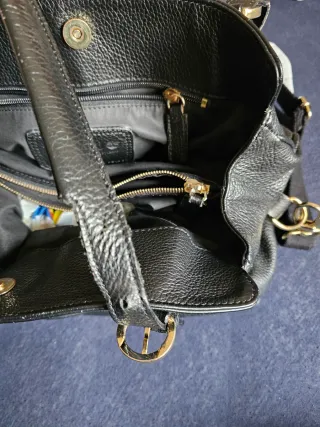 Borsa Timberland Nera Pelle