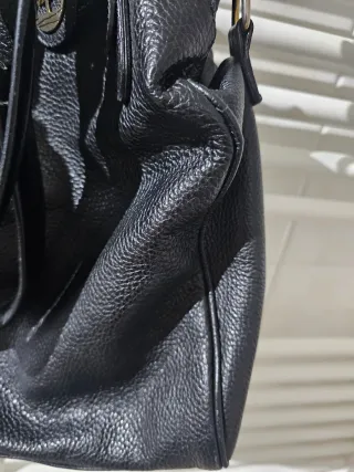 Borsa Timberland Nera Pelle