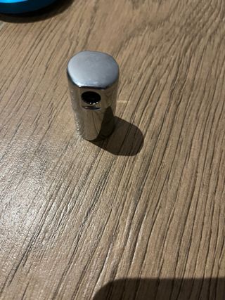 6 Accionadores Kansas Metálicos  inox brillo