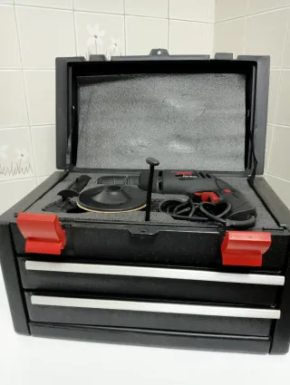 Caja Taladro Percutor Lijadora SKIL 200 Piezas