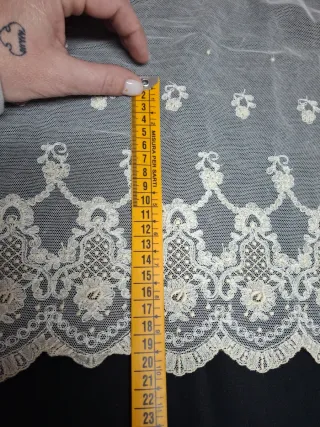 2,5m Puntilla Cruda 34cm Ancha