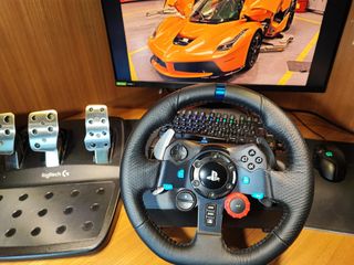 G29 LOGITECH VOLANTE SIMULATORE GUIDA PS5 PS4 PC L