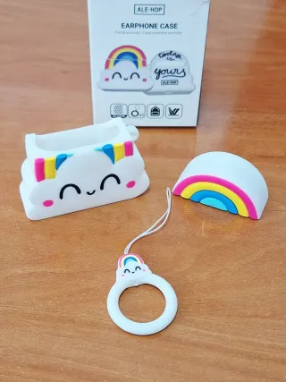 Funda AirPods ALE-HOP Nube Arcoíris