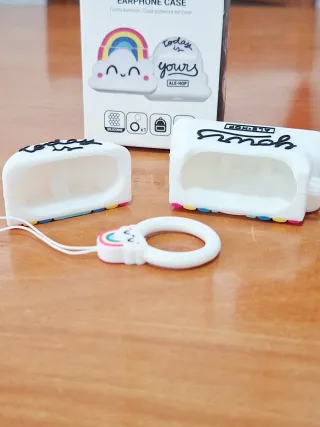 Funda AirPods ALE-HOP Nube Arcoíris
