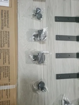 Herrajes para puerta corredera, para dos puertas