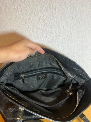 Bolso de mano negro Ripani