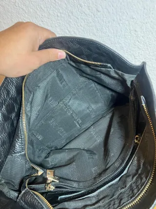Bolso de mano negro Ripani