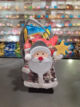 Bolso Papa Noel con chuches
