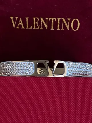 Pulsera Valentino Plata con Cristales