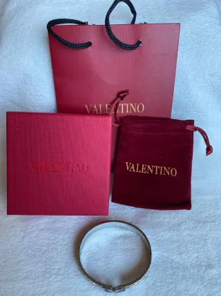 Pulsera Valentino Plata con Cristales