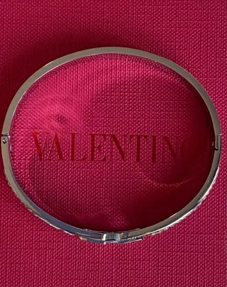 Pulsera Valentino Plata con Cristales